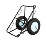 Steel Carpet Dolly Cart, 1000 lb Load Capacity, V-Groove Platform, 31