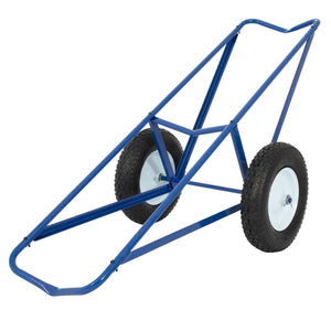 Steel Carpet Dolly Cart, 500 lb Load Capacity, V-Groove Platform, 61"L x 26"W x 20"H