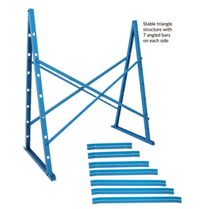 Mropurchase Horizontal Pipe Storage Rack, 1,000 lb Capacity, 7 Shelves, 60"L x 36"D x 66"H
