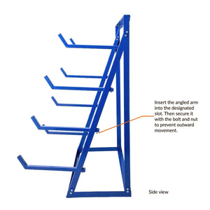 Mropurchase Horizontal Pipe Storage Rack, 2,000 lb Capacity, 4 Shelves, 48"L x 24"D x 61"H