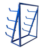 Mropurchase Horizontal Pipe Storage Rack, 2,000 lb Capacity, 4 Shelves, 48"L x 24"D x 61"H
