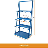 Mropurchase Vertical Pipe Storage Rack, 3,000 lb Capacity, 3-Bay, 39"W x 24"D x 84"H