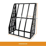 Mropurchase Vertical Pipe Storage Rack, 6,000 lb Capacity, 4-Bay, 47"W x 24"D x 60"H